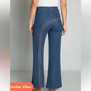 ModCloth Rainbow Wide-Leg Jeans 🌈